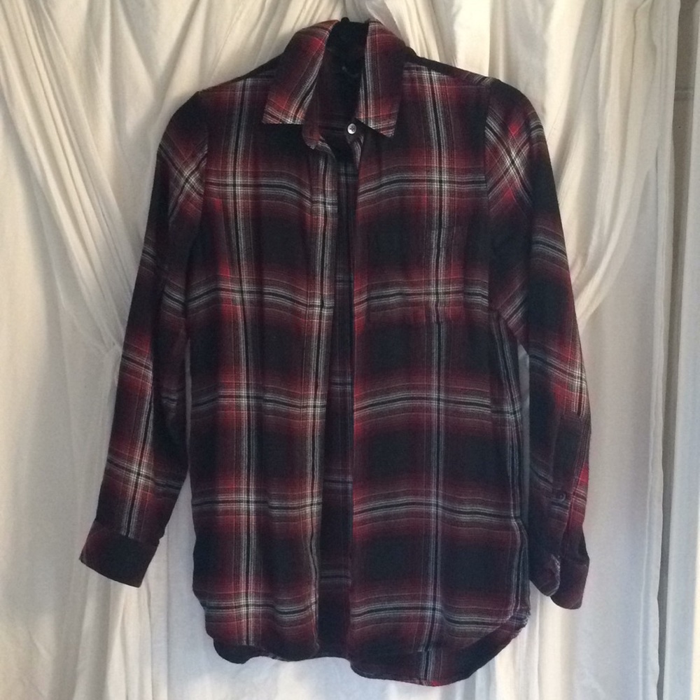 Madewell plaid button down shirt